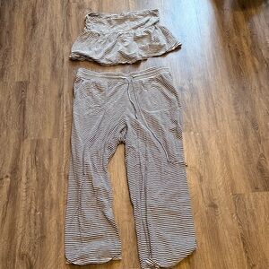 American Eagle Outfitters Striped Casual Set